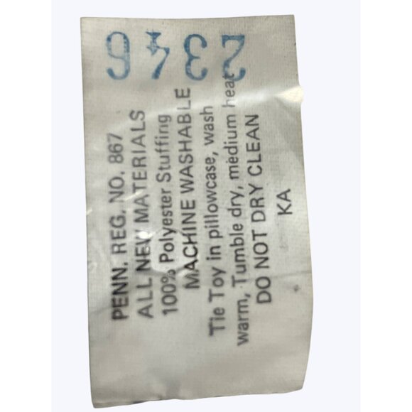 Vintage 1986 Tonka Gray Pound Puppies Plush Dog Toy - Picture 12 of 12